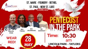 May 28, 2023 "Pentecost" Joint Service with Bethel UMC, St. Mark UMC, St. Paul UMC, New St. Luke UMC & Foundry